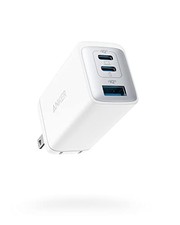 Anker PowerPort III 3-Port 65W Pod USB PD Charger White picture