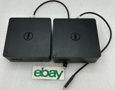 LOT OF 2 Dell TB16 Thunderbolt Docking Station K16A w/ USB-C Cable Free S/H picture