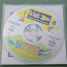 Knowledge Adventure Kid's Zoo + 3-D Dinosaur Adventure MS-DOS OEM CD-ROM picture
