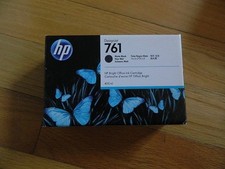 2023 GENUINE HP 761 400ml Matte Black Ink Cartridge CM991A DESIGNJET T7100 SEALE picture