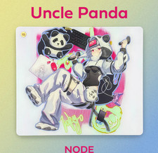 Uncle Panda NODE Glass Mouse Pad 490mm × 420mm D2.5mm picture