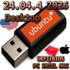 Ubuntu Desktop 24.04.4 LTS USB Live Installer – Latest Version – SHA256 Verified picture
