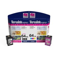 VersaInk Nano 64 MICR Black & Tri-Color Ink Cartridge Combo for Check Printing picture