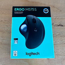 Logitech ERGO M575S Ergonomic Optical Trackball Mouse Wireless Bluetooth USB picture