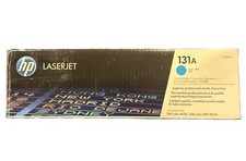 HP LASERJET 131A Cyan #CF211A Print Cartridge Opened Box Manufactured In 2018 picture