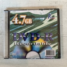 DVD-R Recordable Disc 4.7GB 4x write speed Khypermedia brand Slim Case Packof 21 picture