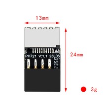 USB 2.0 9-Pin Male to Type E Female Front Panel Socket to 9Pin Mainboard Header picture