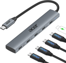 Acer 10 Gbps USB C Hub, USBC Splitter with 4*USB C 3.2 and 100W PD Port, Fast Tr picture