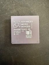 Vintage AMD Am486DX2-66 A80486DX2-66 66MHz CPU E6 9438APC Socket 3 picture