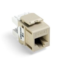 61110-RI6 Leviton eXtreme Cat 6 QuickPort Jack - Ivory - New Stock - LOT OF 13 picture