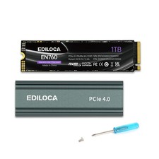 Ediloca 1TB M2 NVME SSD with Heatsink  PCIe Gen4.0 NVMe M.2 2280 3D NAND TLC,... picture