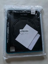 Drop And Shock Proof Case For Tablet Blue Green w Stand/Hook picture