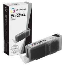 LD 6448B001 CLI251XLBk CLI251 Black Ink Cartridge for Canon Printer picture