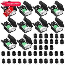 ANMBEST 10PCS DB9 Solderless Serial to 9 pin Terminal Female Breakout black picture