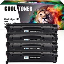 4PK Black CRG119 Toner Cartridge fit for Canon 119 ImageClass LBP6650dn MF5960dn picture