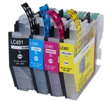 4P XL Printer Ink Set fits Brother LC40XL MFC-J1010DW MFC-J1012DW MFC-J1170DW picture
