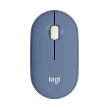 Logitech Pebble Blue Mouse Dual Connectivity Bluetooth Wireless or USB Receiver picture