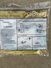 🔥 Corning  Gold LC-LC OM4 Fiber Optic Cable W/ Connectors 3M 050502Q5120003M picture