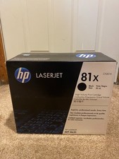 Genuine OEM HP 81X CF281X Black High Yield Toner Cartridge New Factory Sealed picture
