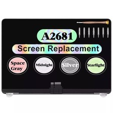 New Apple MacBook Air M2 A2681 2022 13.6 LCD Screen Display Complete Assembly picture