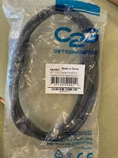 54401 C2G 6ft DisplayPort Cable with Latches - 4K - 8K - UHD - Black picture