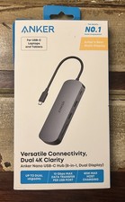 Anker Nano USB-C Hub 8-in-1 Dual Display Adapter Universal Brand New  picture