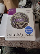 Lotus 1-2-3 Version 1.1 New Sealed Vintage Software 1992 picture
