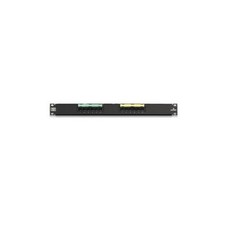 Leviton 69586-U12 Cat 6 UTP Flat 110-Style 12-Port 1RU Patch Panel Black picture
