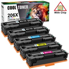 Toner Compatible For HP 206A W2110A 206X W2110X MFP M283fdw Pro M255dw M282 Lot picture