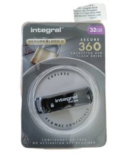 Integral 32GB USB 3.0 Flash Drive 256-bit AES Encryption Ultimate Security NEW picture