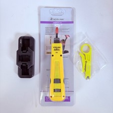 VCELINK Punch Down Impact Tool Kit 110/66 Blade CAT6A CAT6 CAT5 Stripper + Stand picture