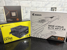NEW SEALED Ryzen 5 7600X + Gigabyte B850 AORUS Elite WiFi7 ICE + Corsair CX750 picture