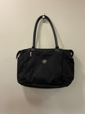DELSEY Black Laptop Compartment Travel Tote Bag With Back Luggage Slip Pocket picture