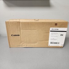Canon PFI-707BK 9821B001 700 ml BLACK Ink Cartridge Exp 2024 picture