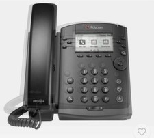 Polycom VVX 301 Wired Handset 6 Line IP Phone - Black picture