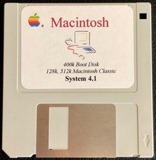 Apple Macintosh 400K Boot Disk Version 4.1 for Classic Macs picture