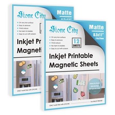 24 Ct Printable Magnetic Sheets 8.5x11 Magnet Photo Paper Matte for Inkjet 12Mil picture