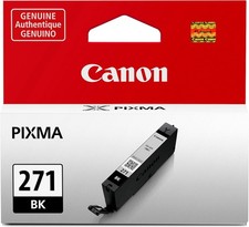 Genuine Canon CLI-271 Black Ink Tank Cartridge for MG6820 MG6821 (0390C001) picture