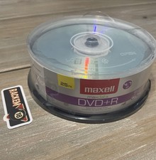 Maxell 639011 DVD Recordable Media - DVD+R - 16x - 4.70 GB - 25 Pack Spindle picture