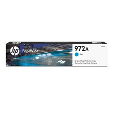 HP 972A PageWide Cyan Ink Cartridge L0R86AN Pro 452 477 552dw 577 Series picture