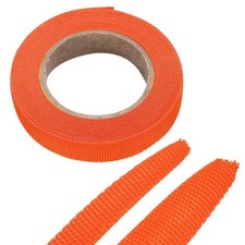 Meccanixity Braided Cable Sleeves, Orange, 3/8 Inch x 16ft picture