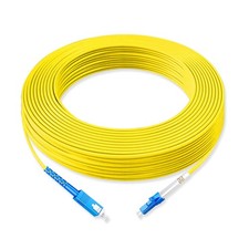 1Pcs 20 Meter Fiber Optic Patch Cord SC UPC to LC UPC, Simplex Single Mode Fi... picture