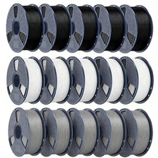 SUNLU 10x1KG ASA ABS PLA PLA+ PETG TPU PETG-CF 10KG 3D Printer Filament 1.75mm picture