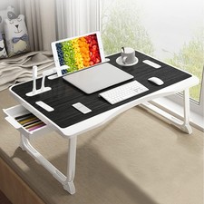 Laptop Bed Table, Laptop Desk for Bed, Foldable Laptop Bed Desk with USB Char... picture