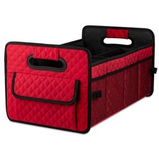 Car Trunk Organizer for SUV, Collapsible Car Storage Organizer Red picture