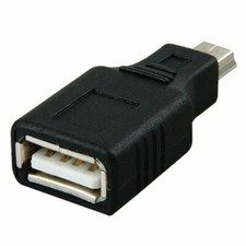 10 x USB A Female to Mini B 5 Pin Male Adapter Converter F/M  US picture
