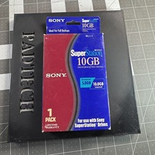 SONY 10GB QEX10GB SUPERSTATION SUPER STATION PREFORMATTED DATA TAPE MEDIA 1 pack picture
