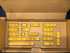 Realforce R1 Topre Yellow Key caps - Extremely Rare picture