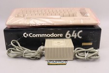 Commodore 64C Personal Computer PC w/Power Supply & Box Looks NOS but NO MANUALS picture