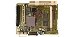 Apple Macintosh LC575 Mystic Logic Board with Ethernet Card. Tested Working. picture